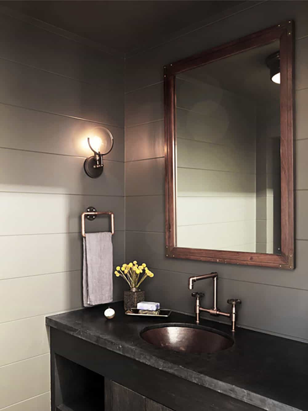 urban farmhouse bathroom