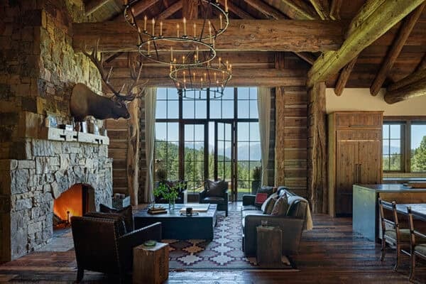featured posts image for Step inside a peaceful rustic timber home in Montana’s Bitterroot Valley