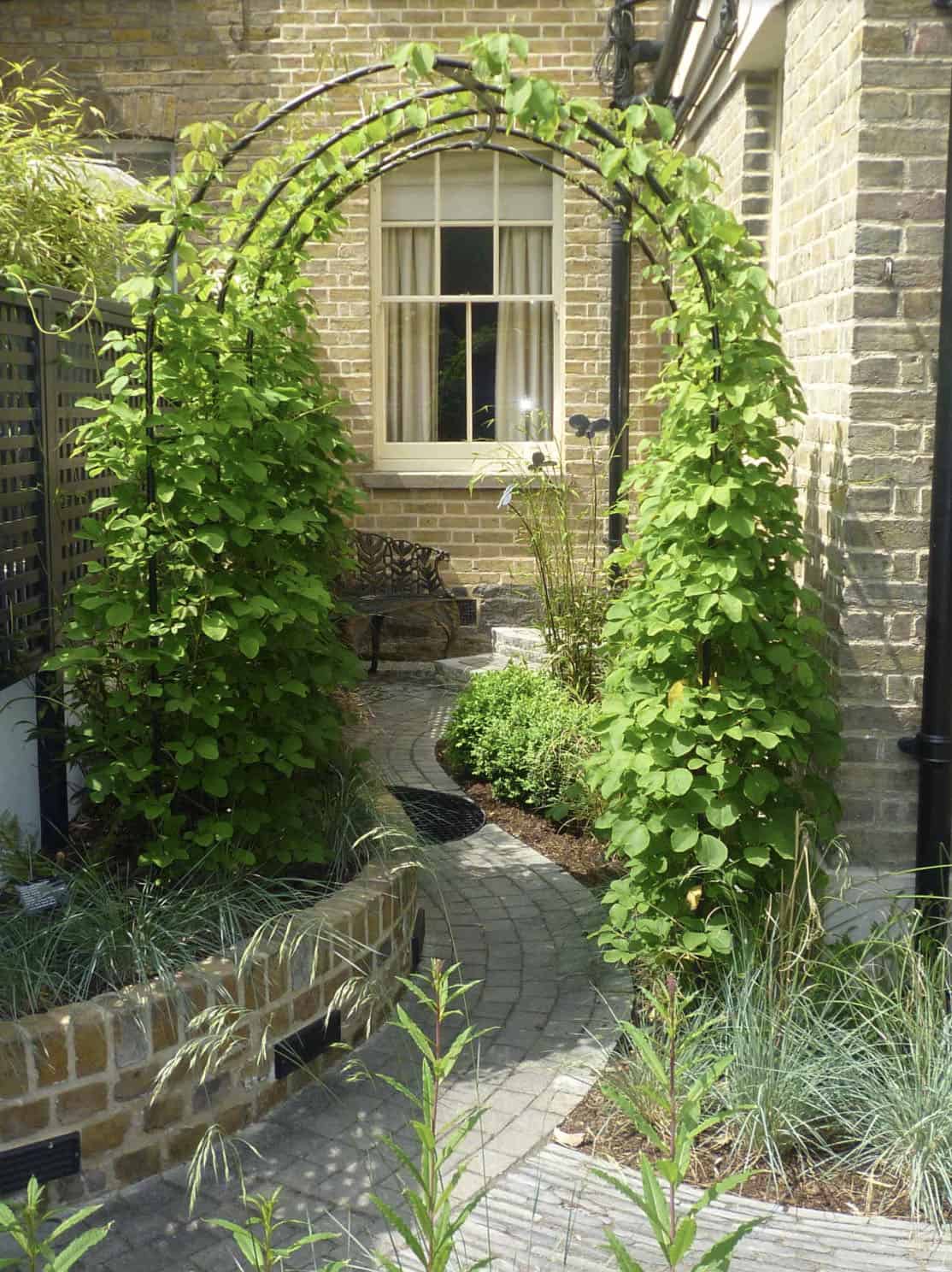 raised brick edging