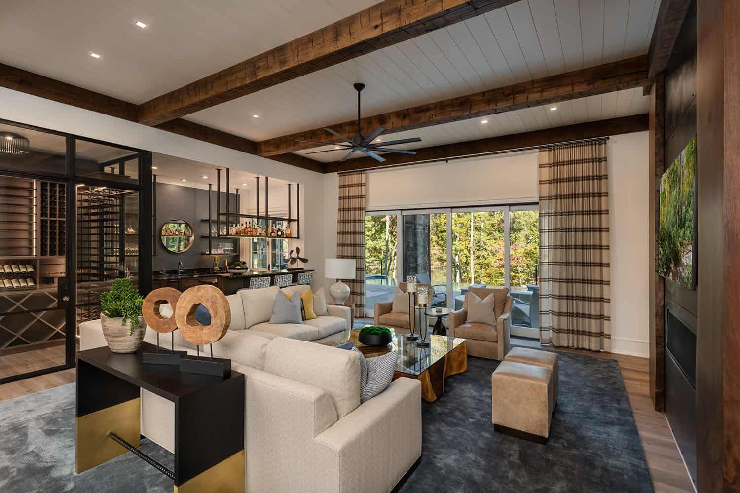 contemporary family room