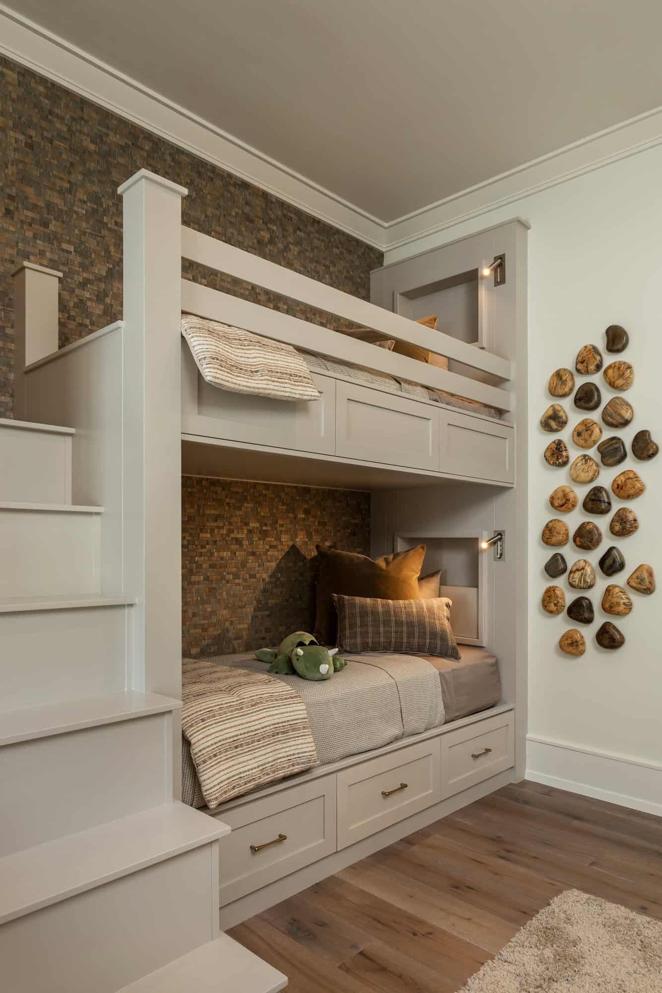 contemporary bunk bedroom