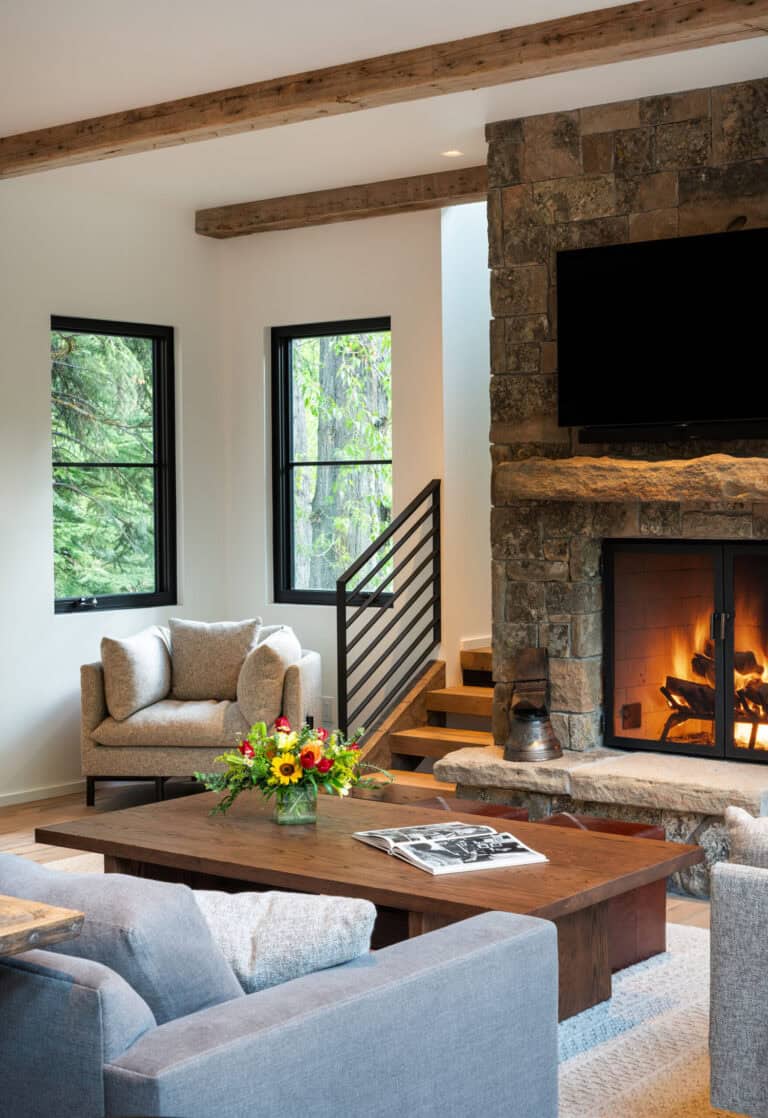 Step into a dreamy Idaho mountain home designed to harmonize with nature