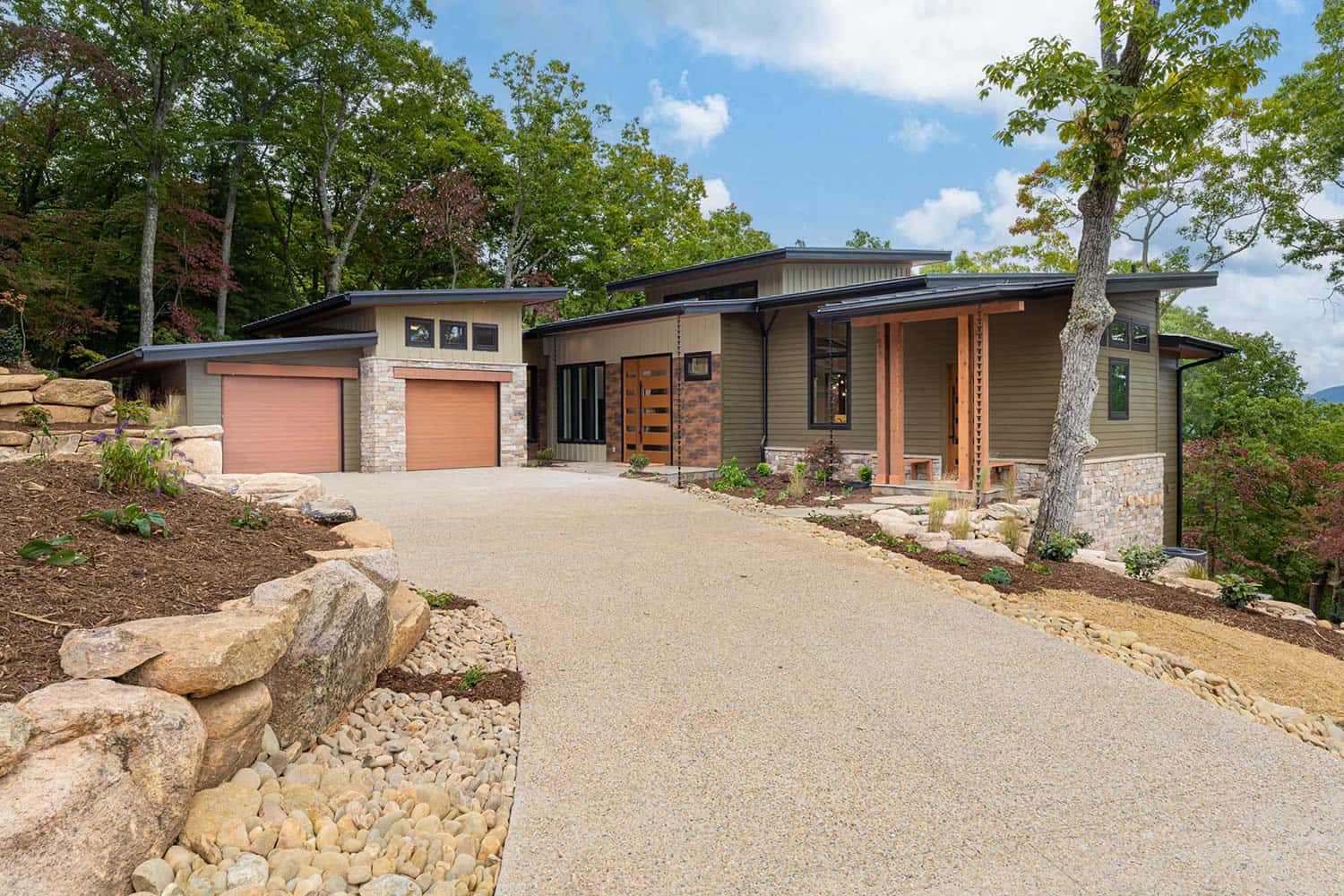 contemporary home exterior