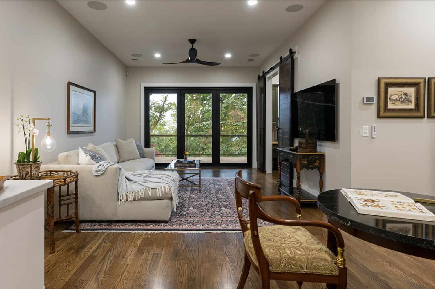 Contemporary family room