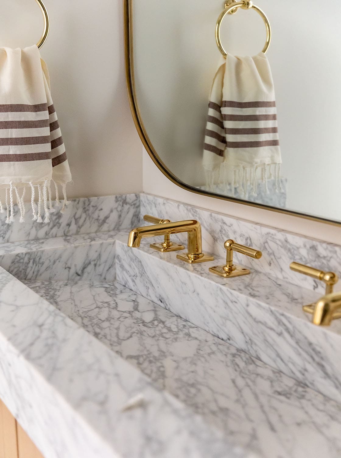 contemporary powder room