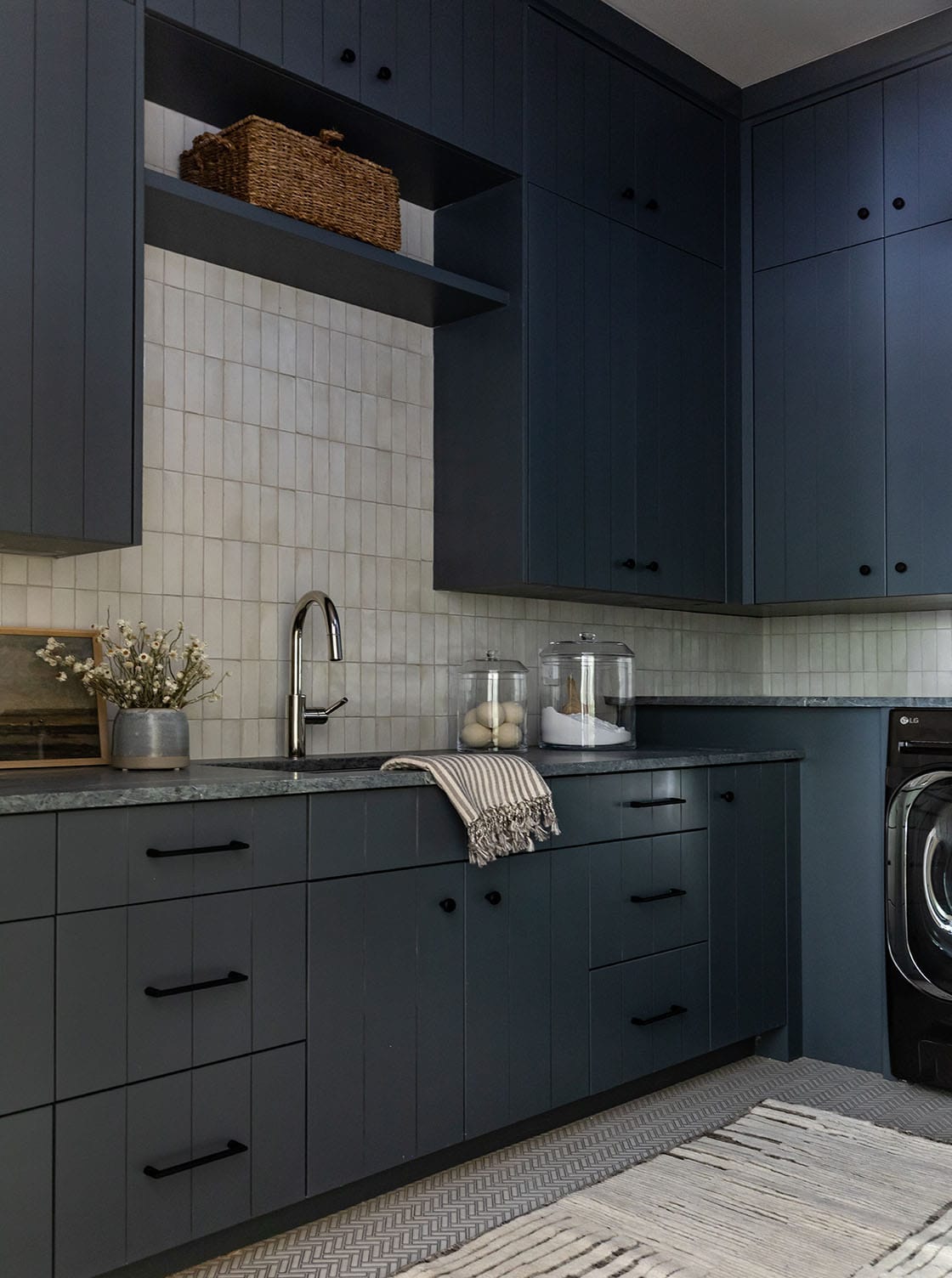 contemporary laundry room