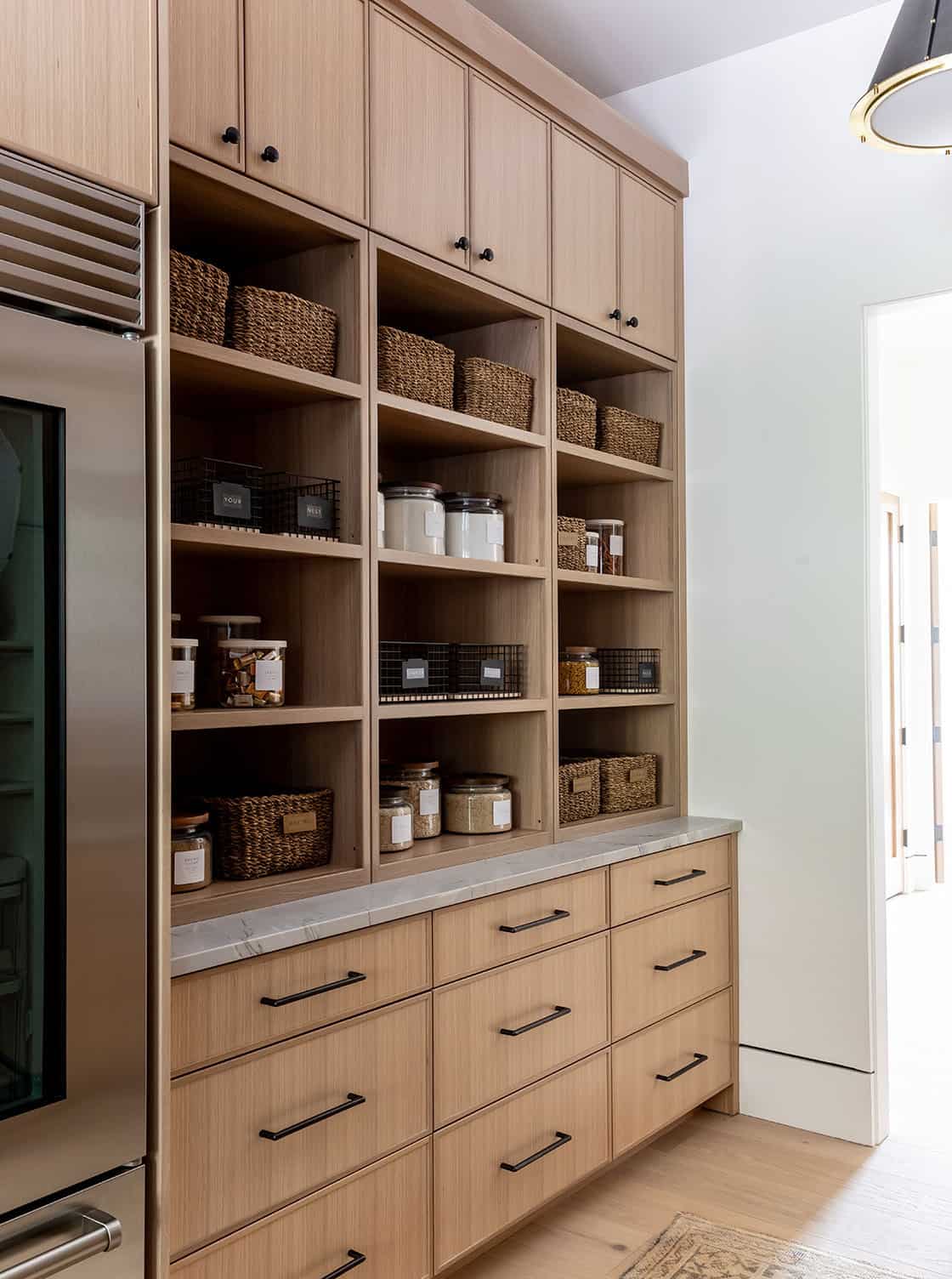 contemporary pantry