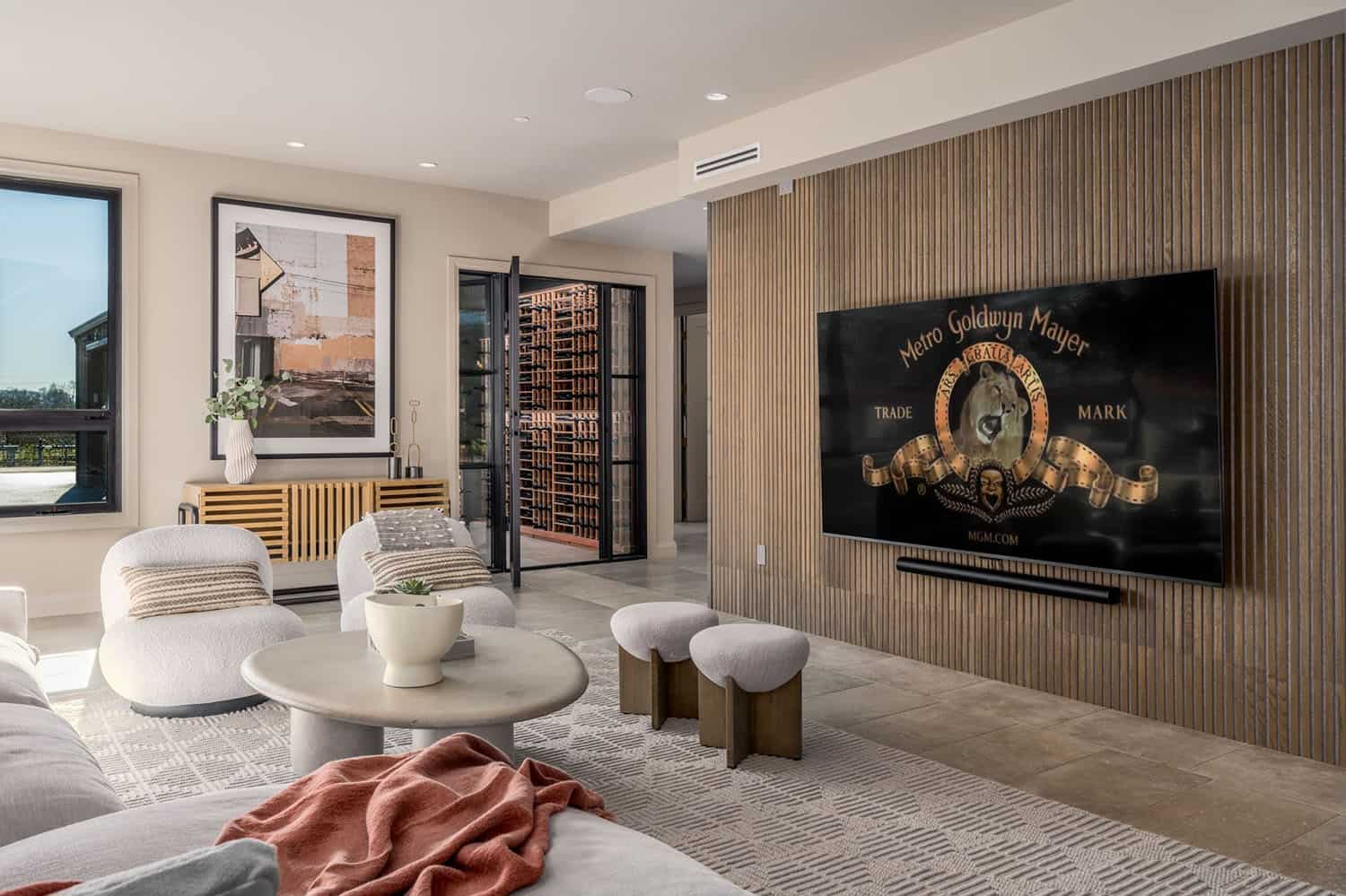 contemporary family room