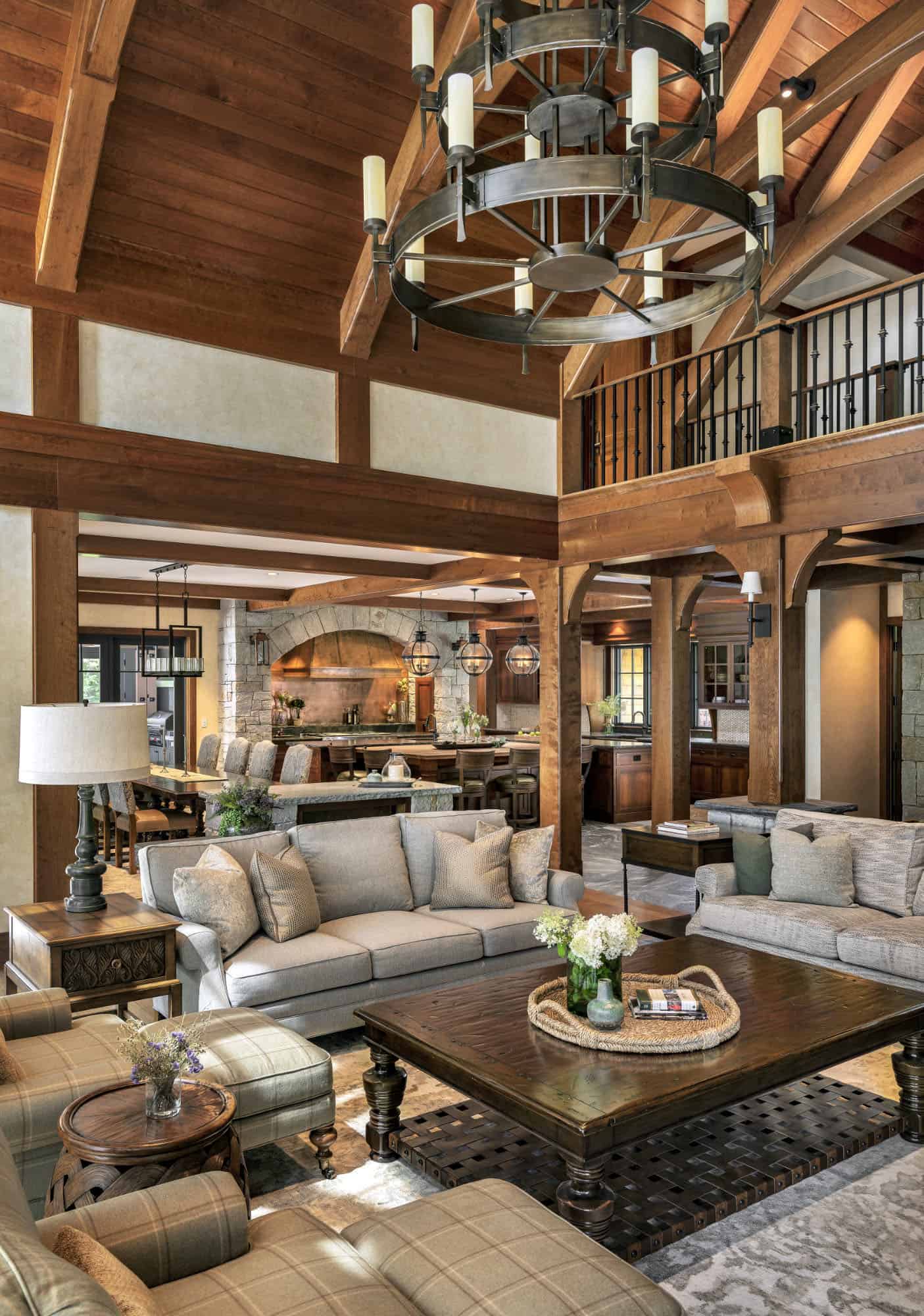 rustic living room