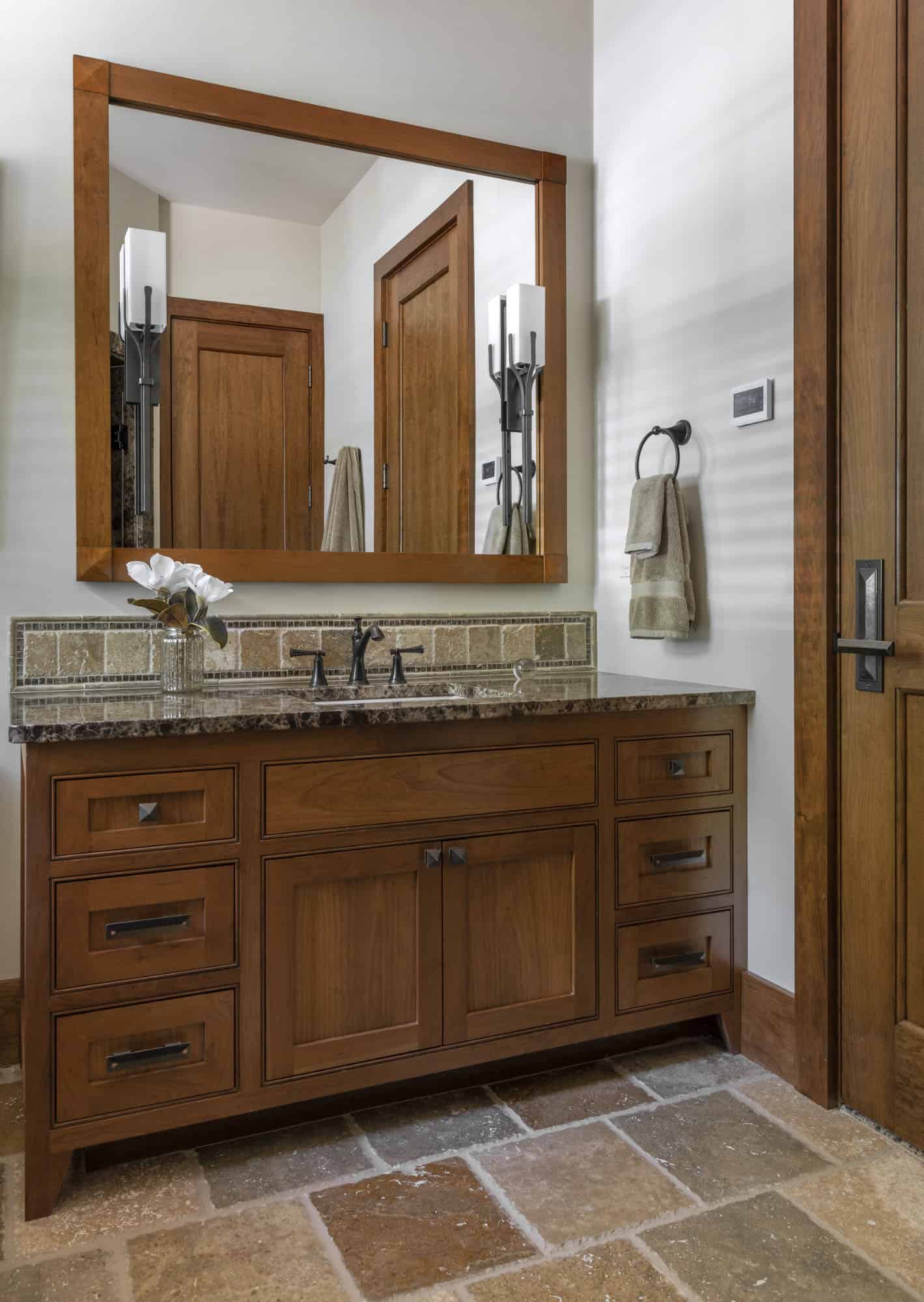 rustic bathroom vanity