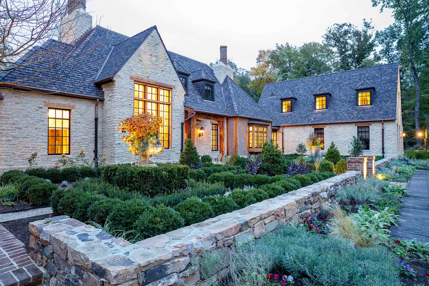 English Cotswold-inspired home exterior