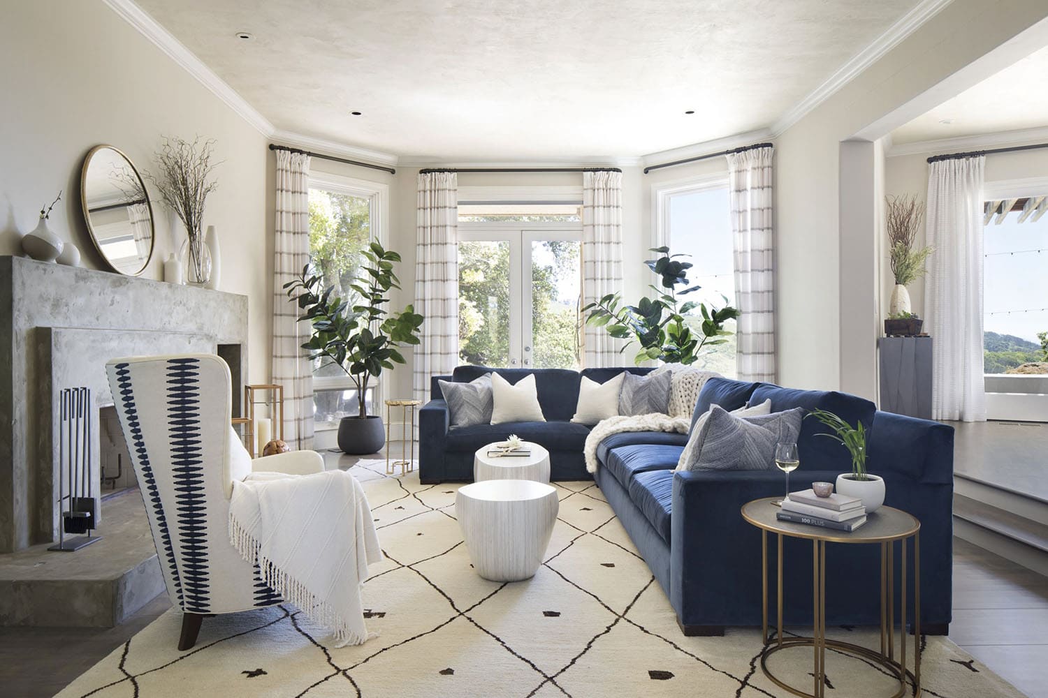 contemporary living room