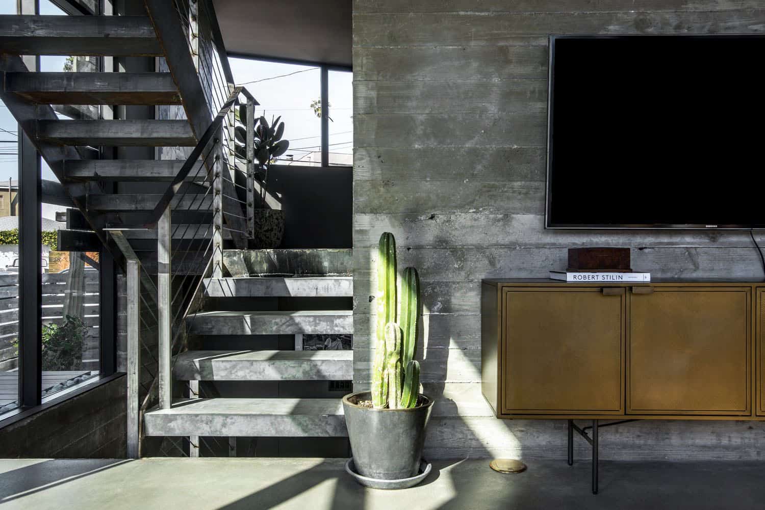 industrial style staircase
