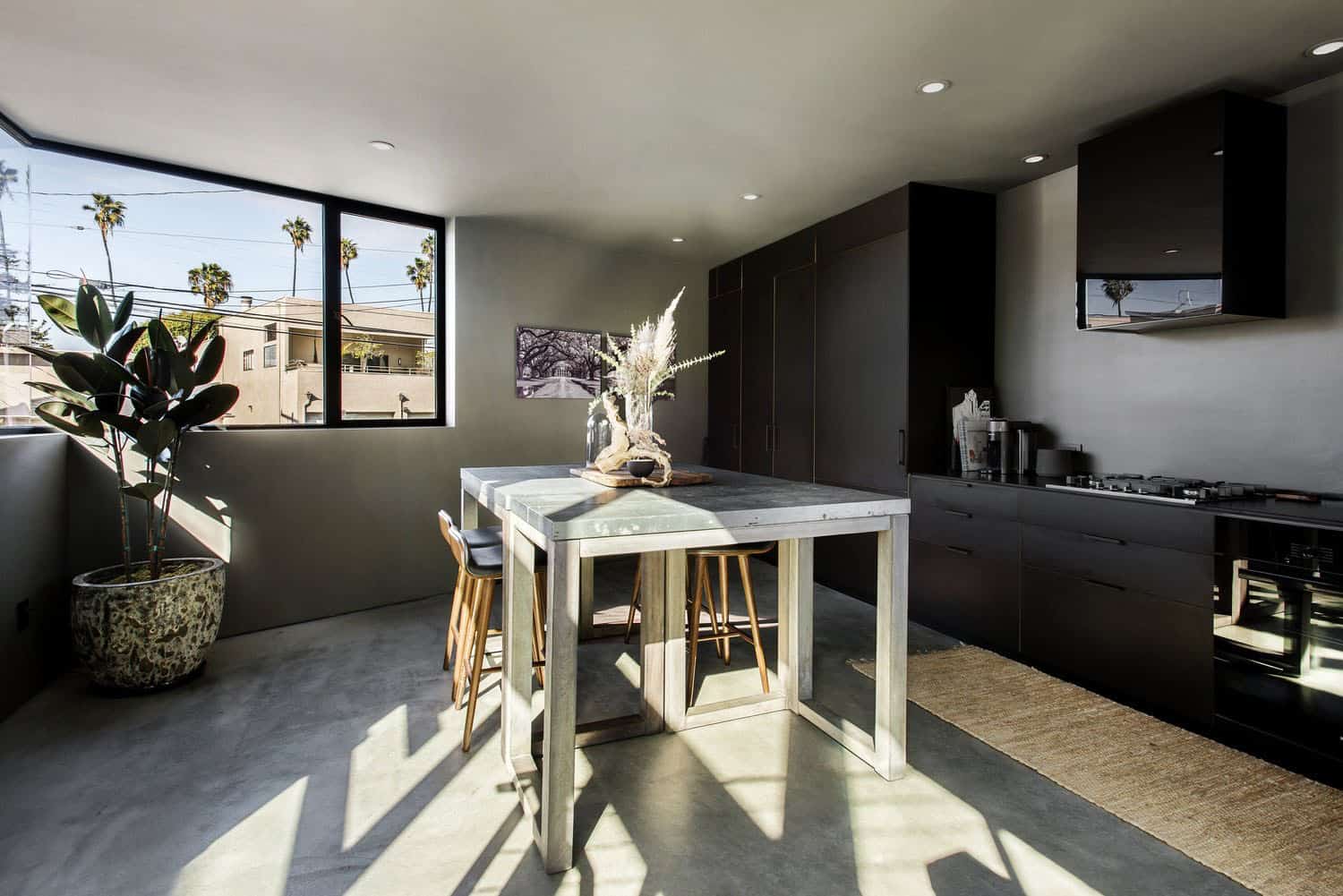 industrial style kitchen