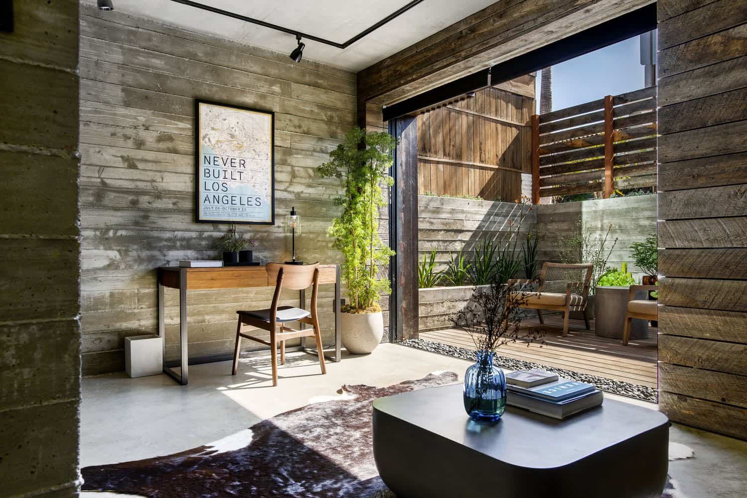 industrial style home office