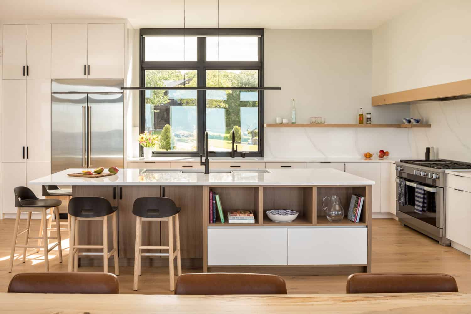 modern japandi-inspired kitchen