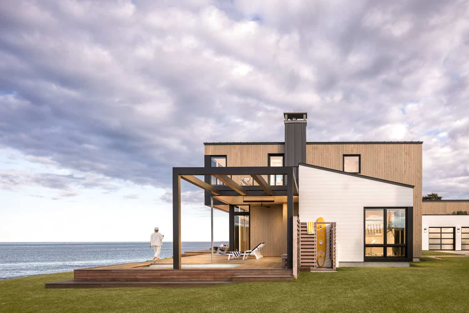modern coastal home exterior