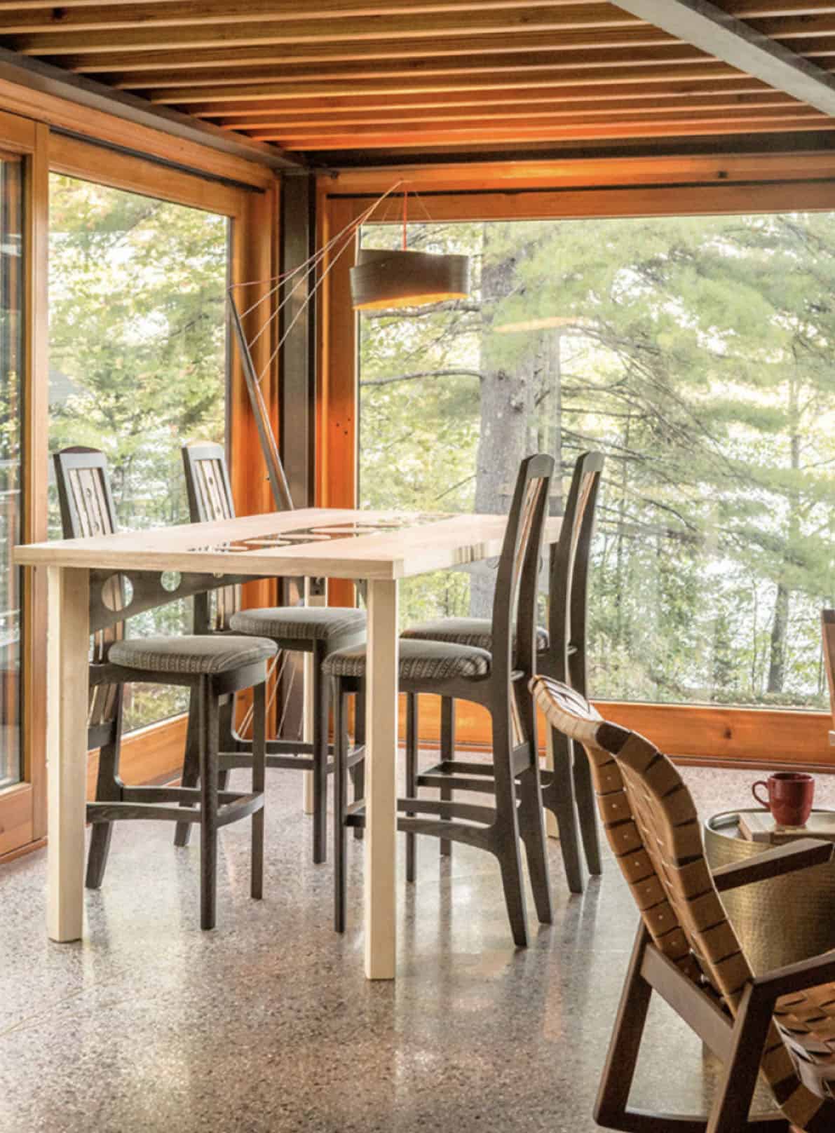 modern dining room