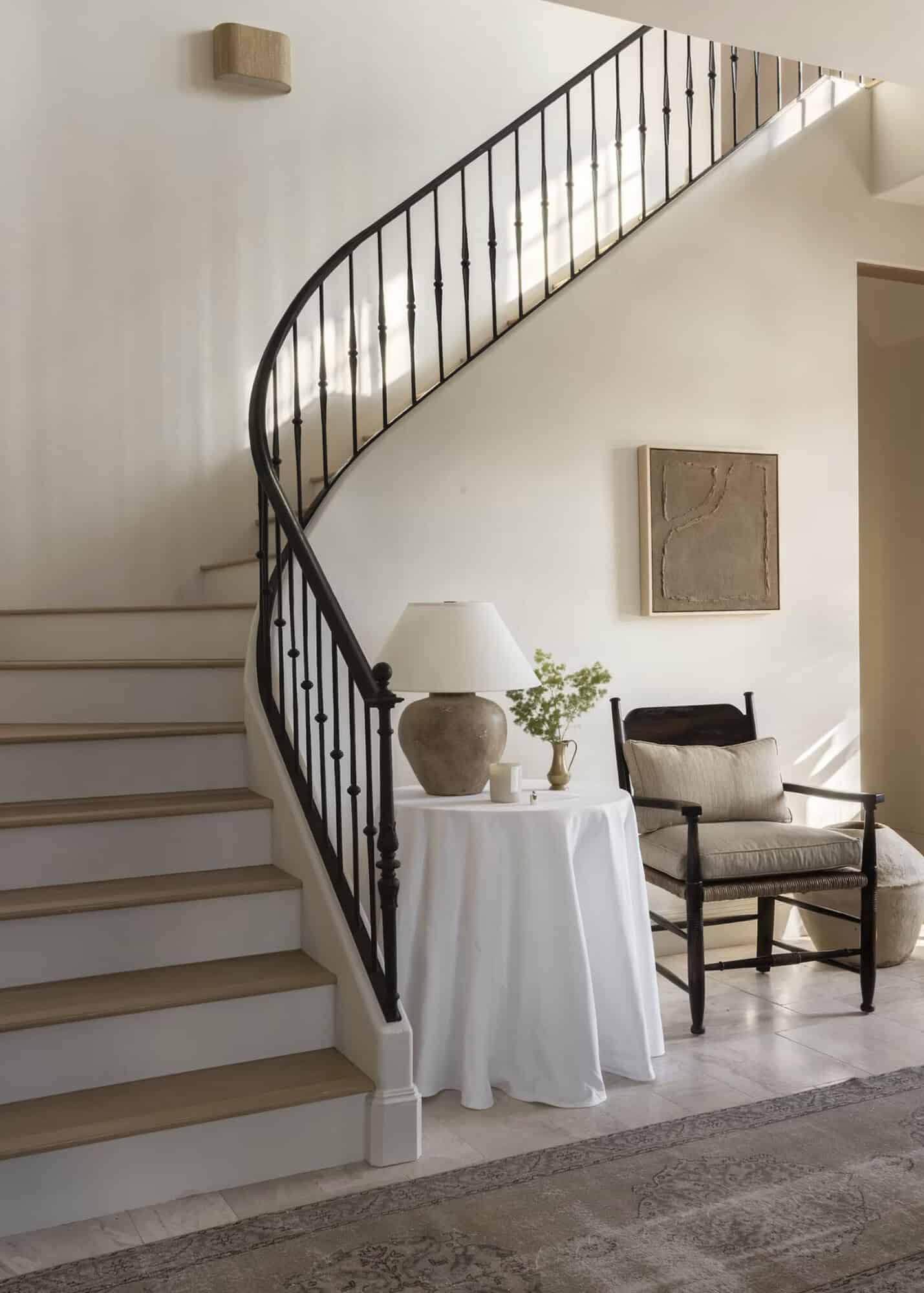 rustic modern style staircase