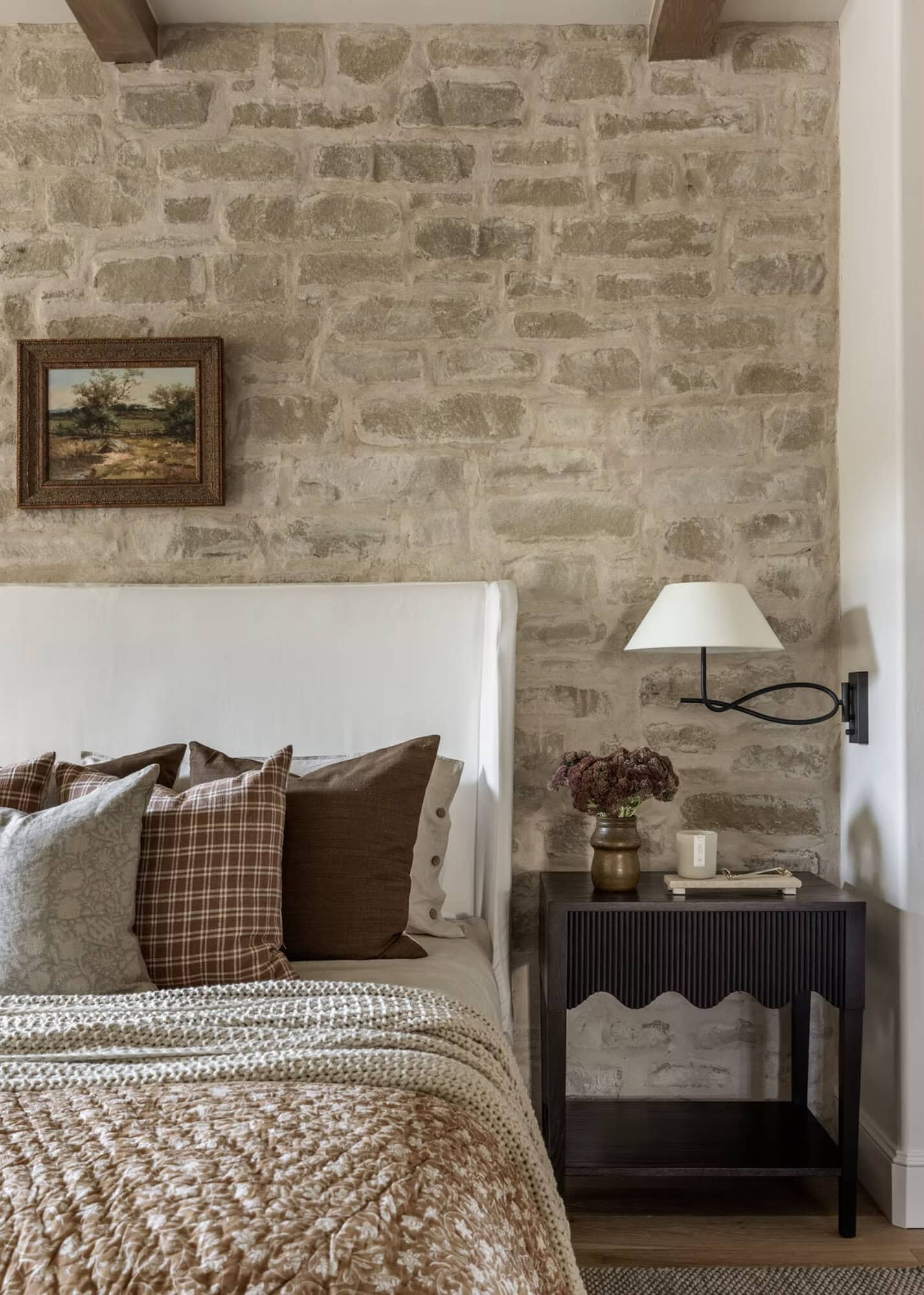 rustic modern style bedroom