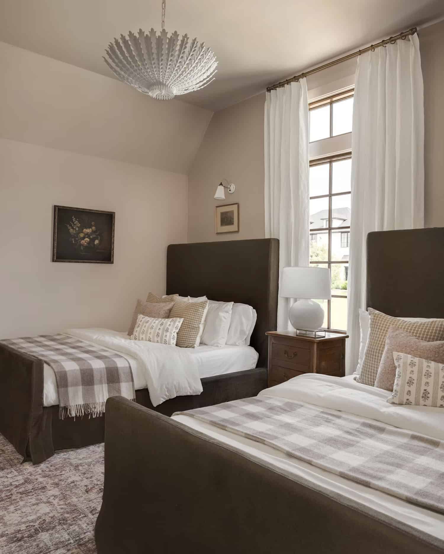 rustic modern style beedroom