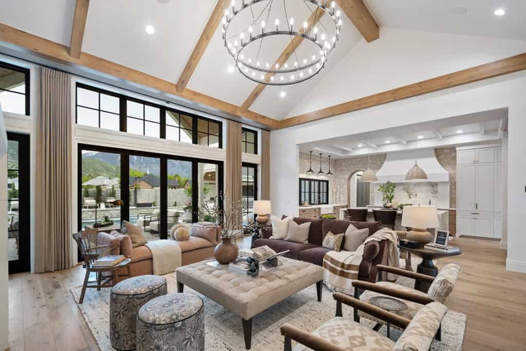 A European style dream home with phenomenal views of the Utah mountains