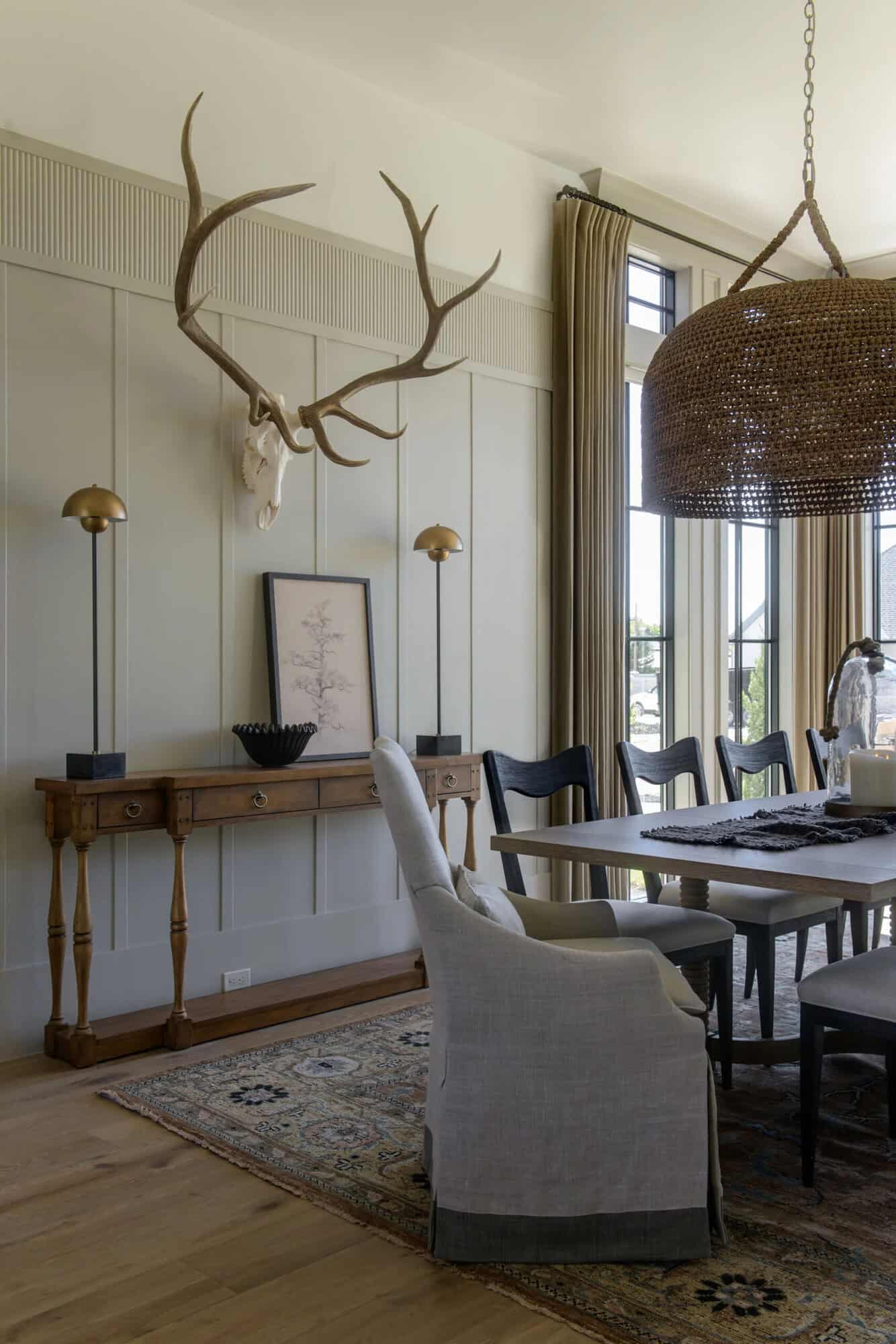 modern dining room
