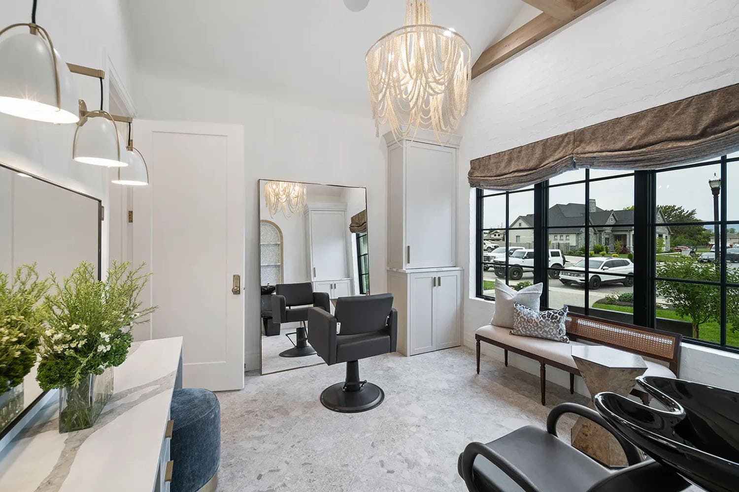 modern home barber shop