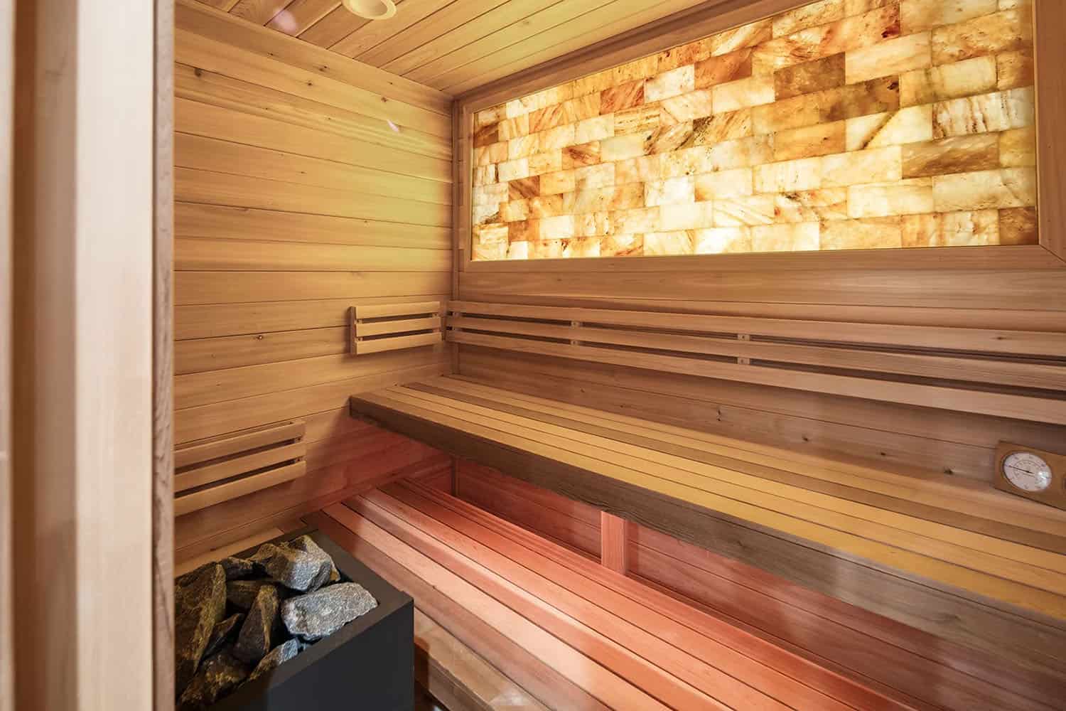 modern sauna