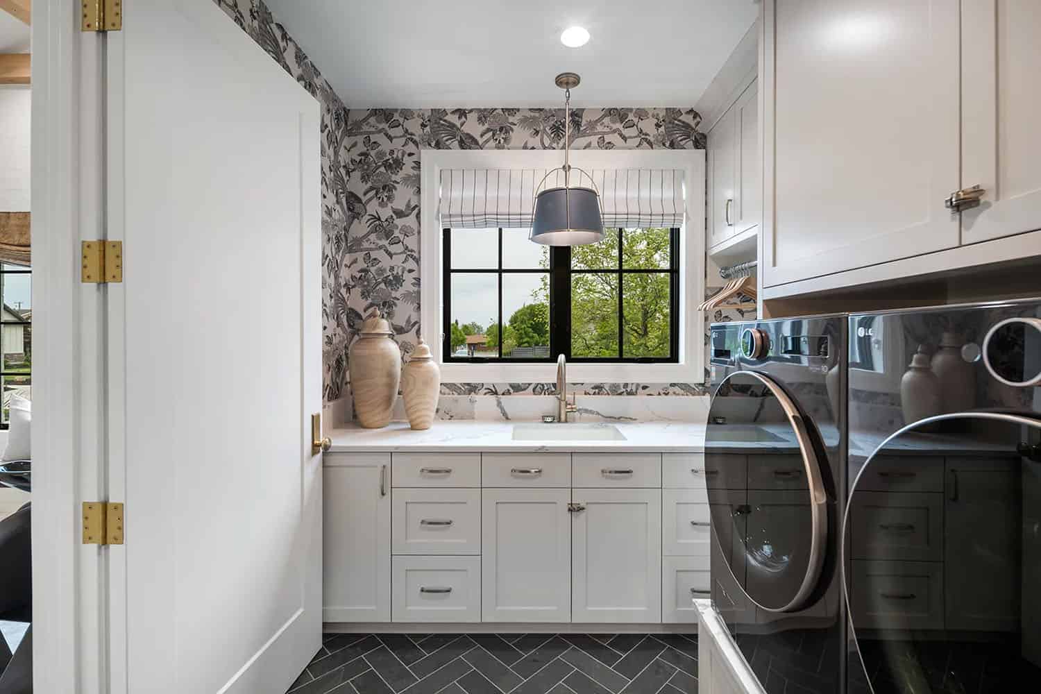 modern laundry room