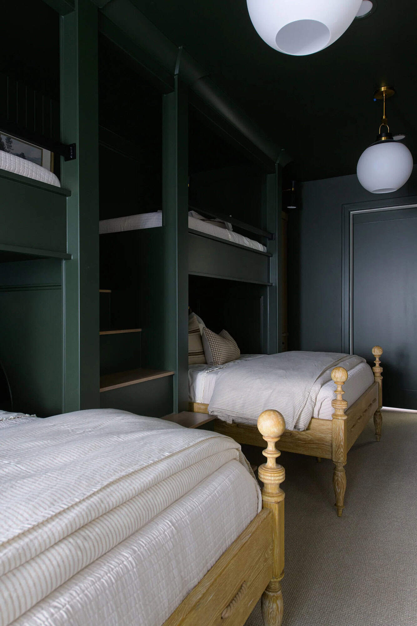 modern kids bunk bedroom 