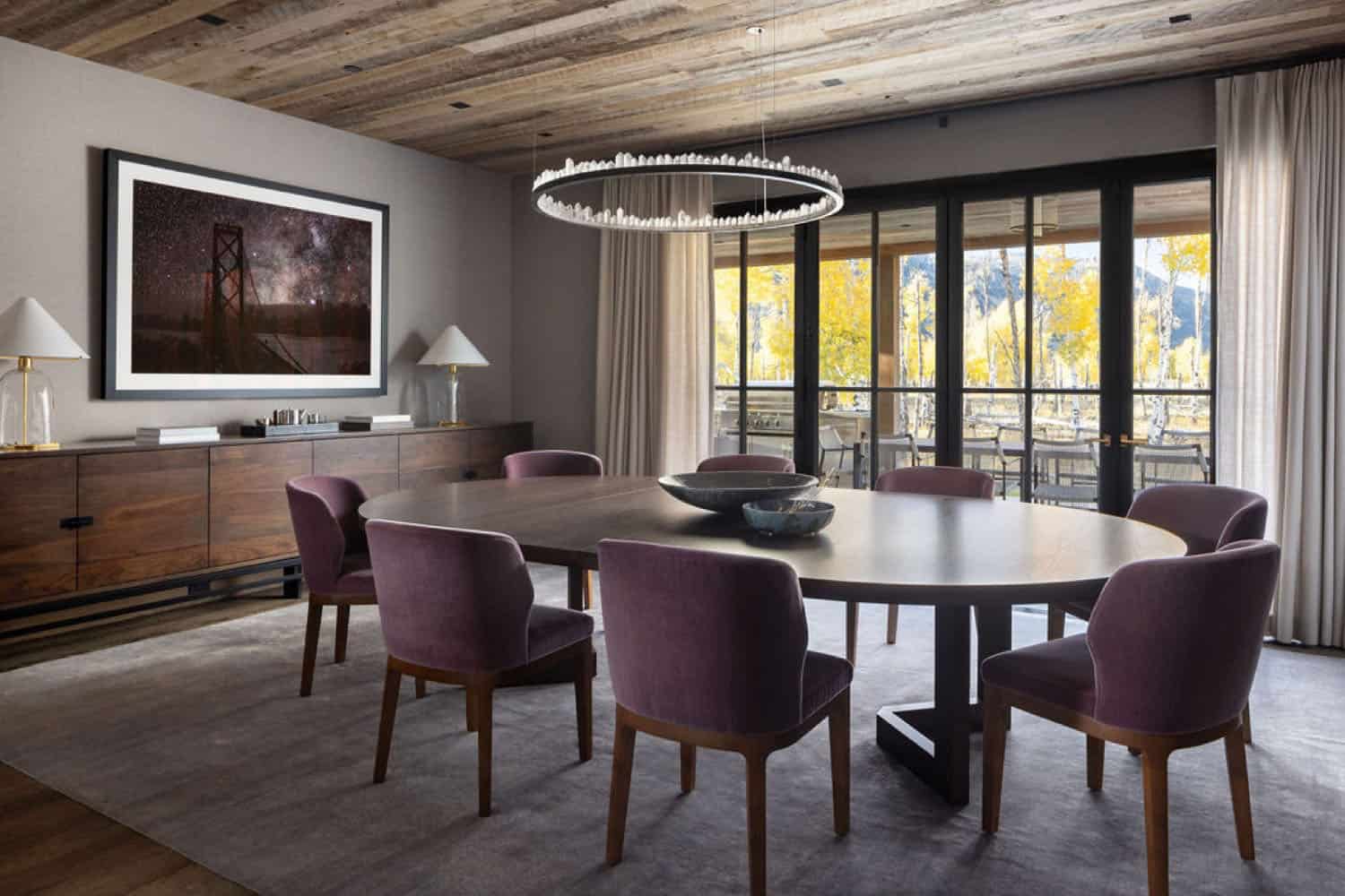 contemporary dining room