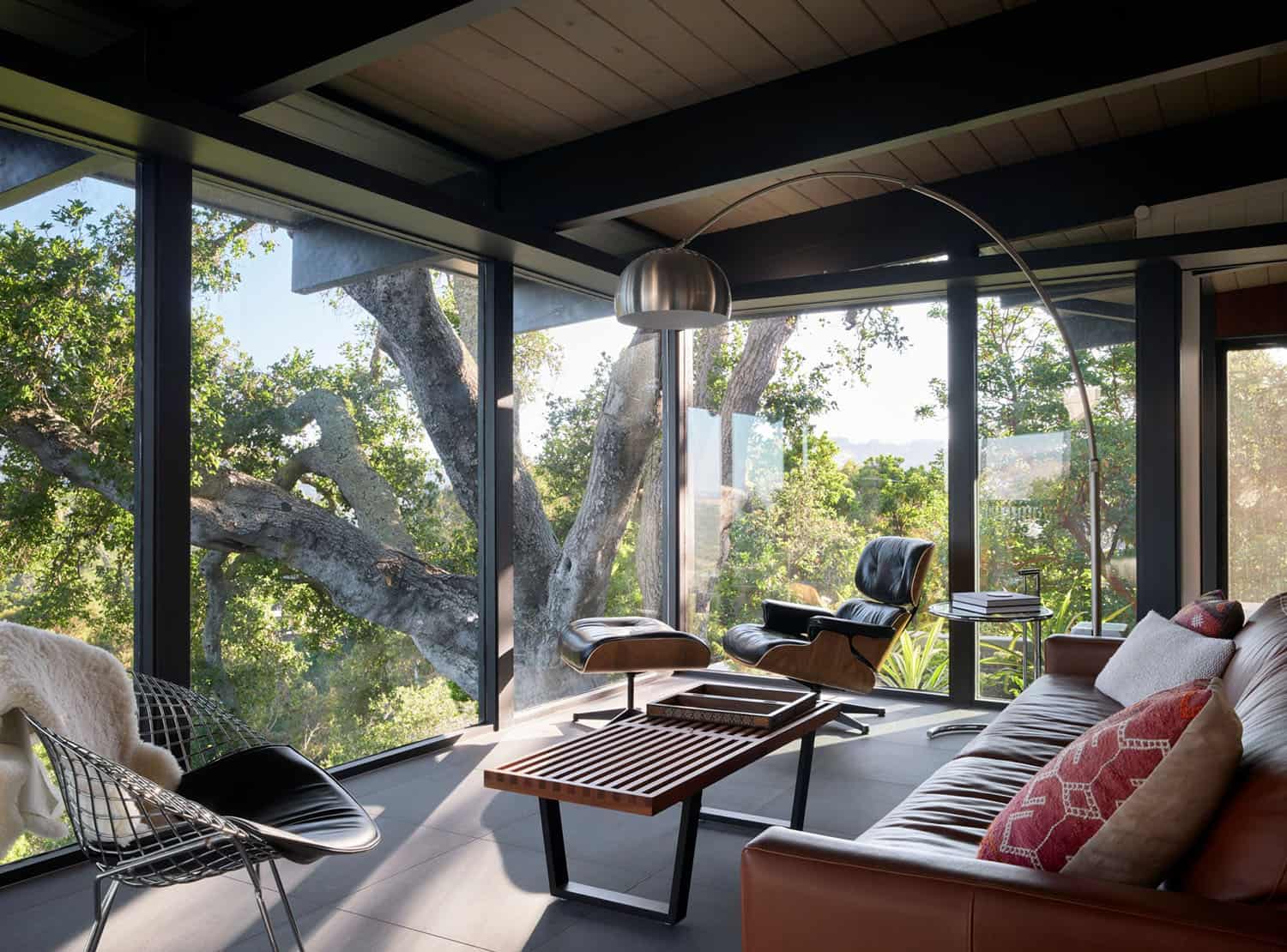 midcentury modern screened porch