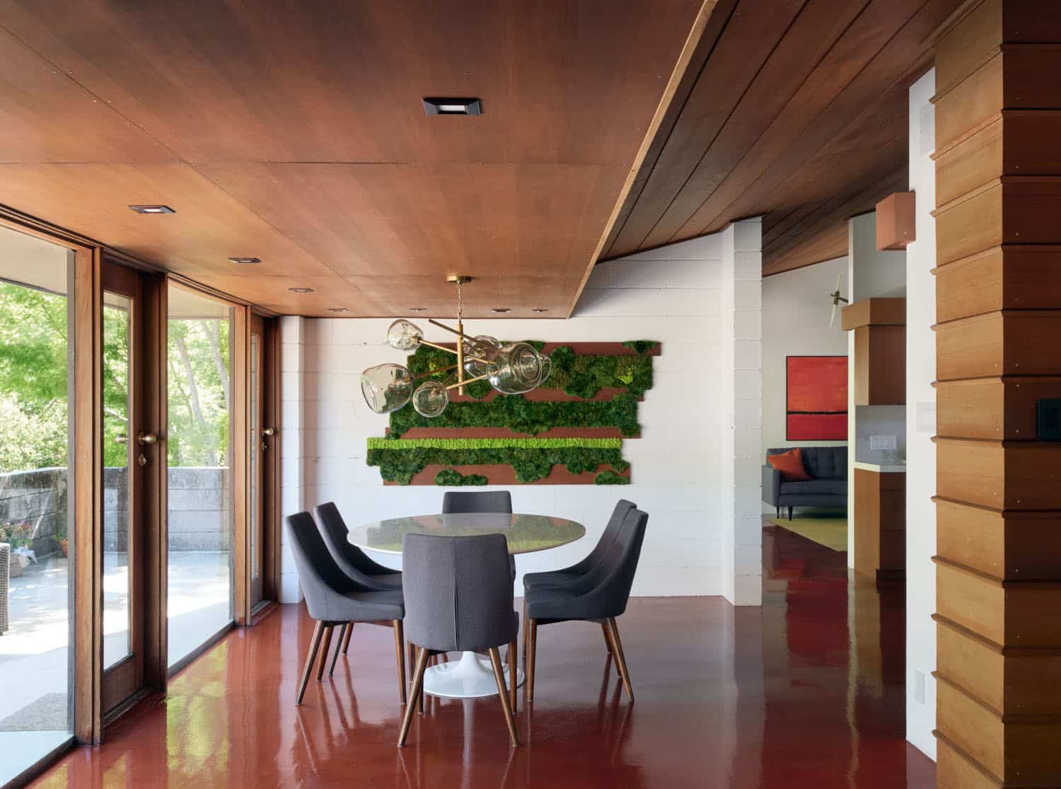 midcentury modern dining room