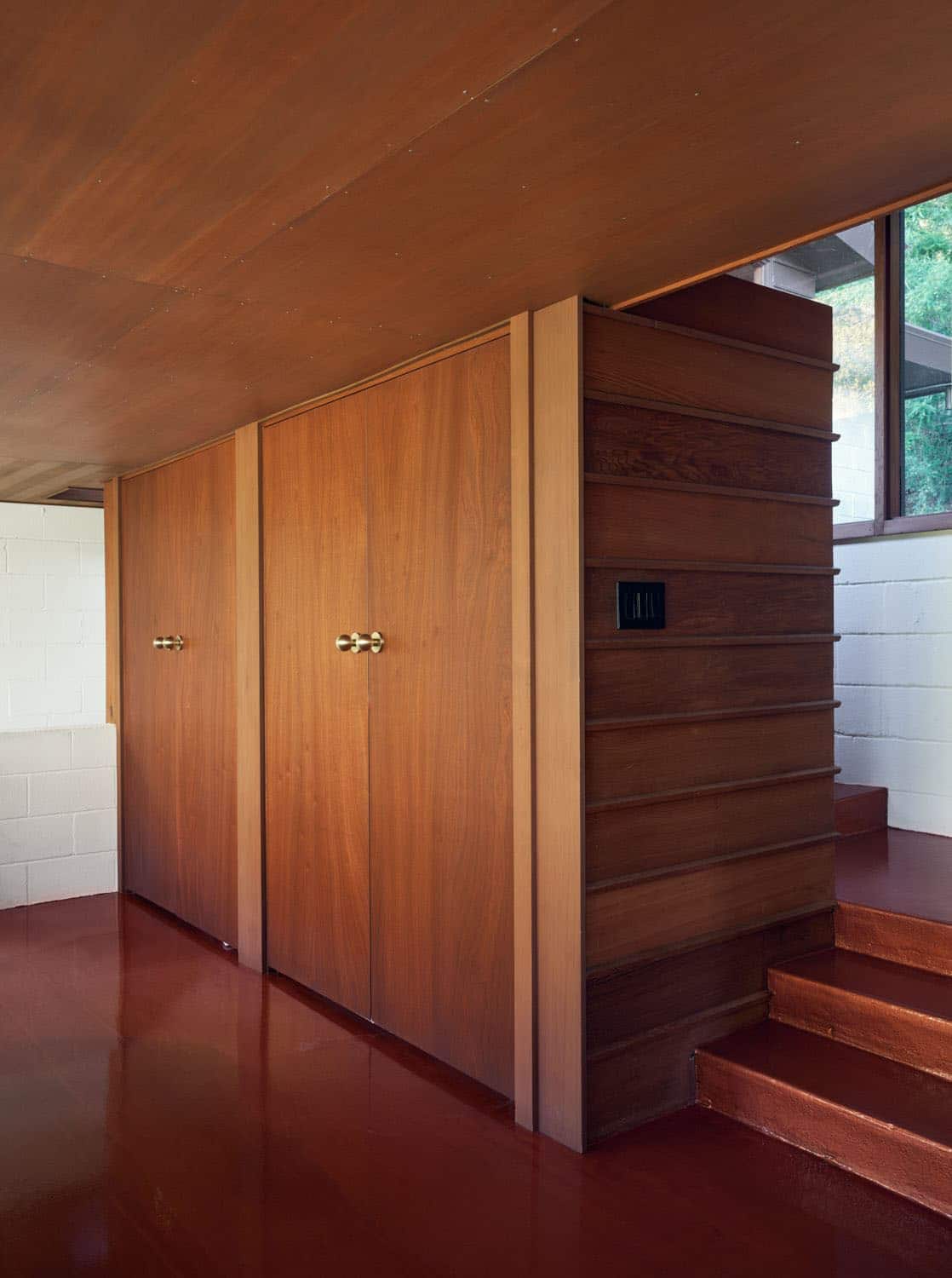 midcentury modern staircase