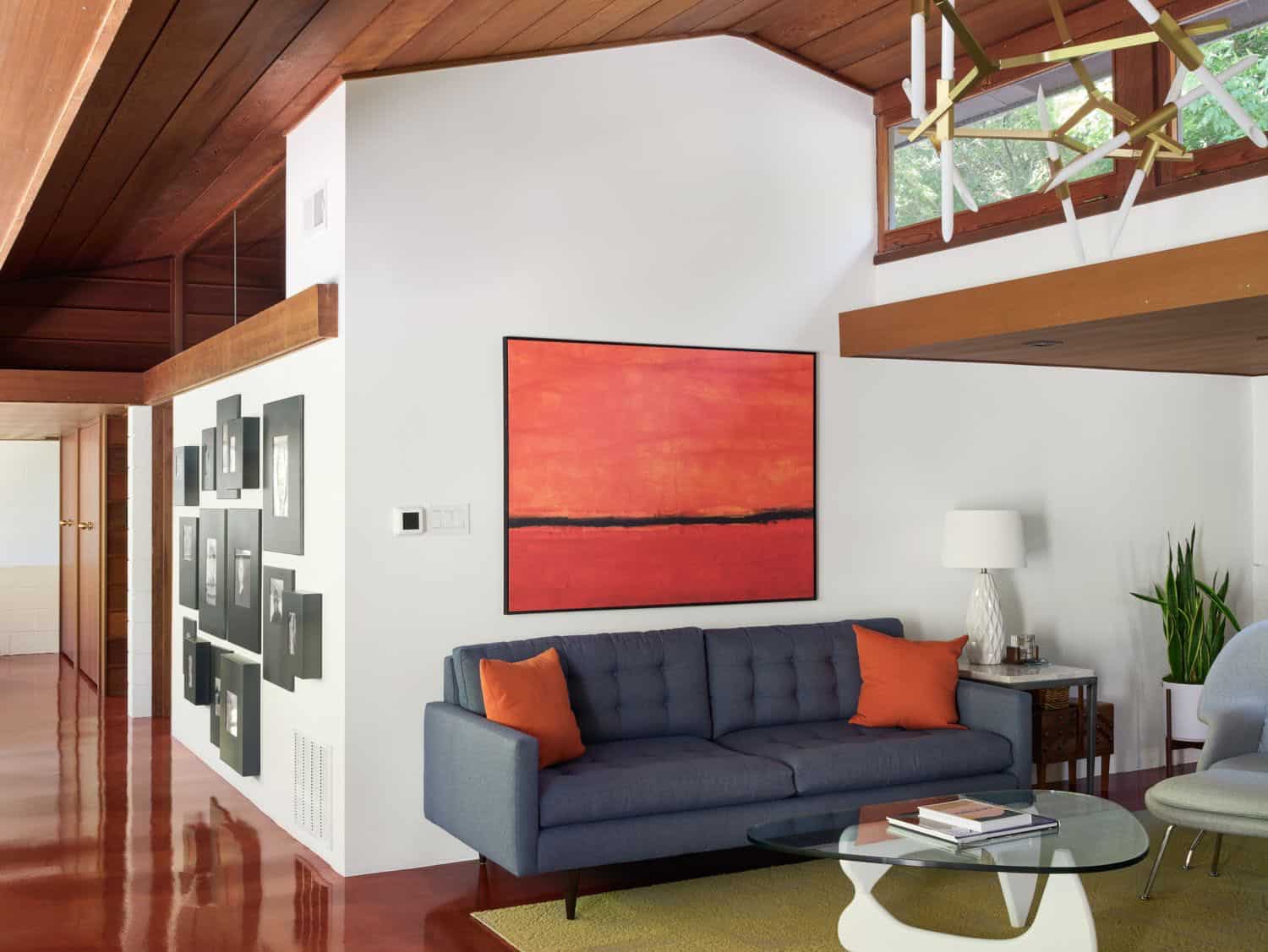 midcentury modern living room