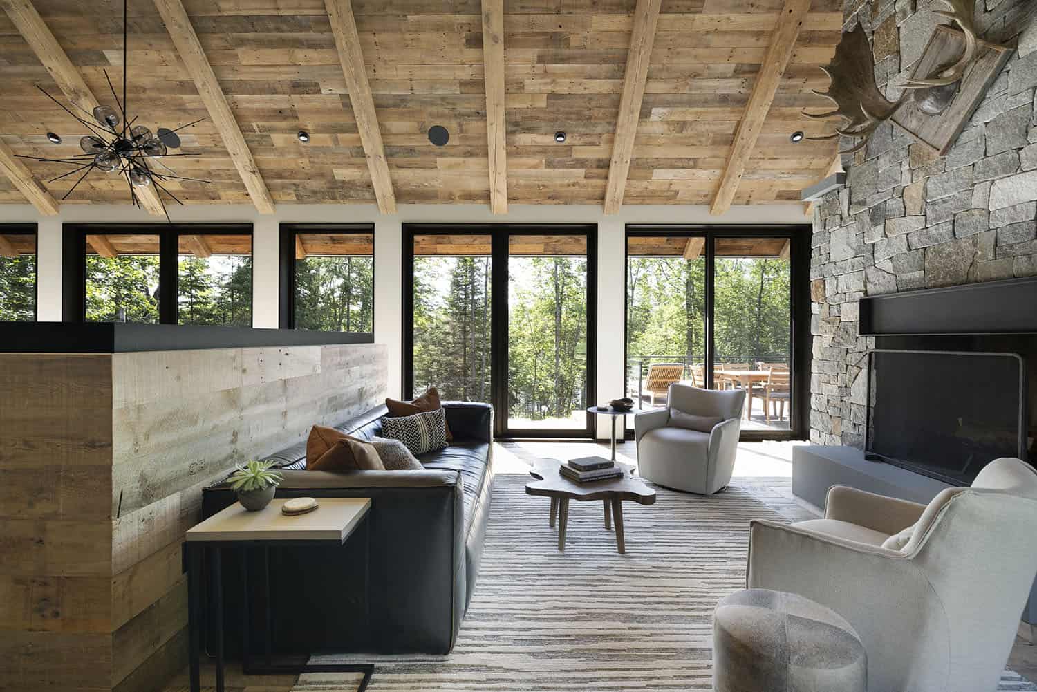 rustic living room