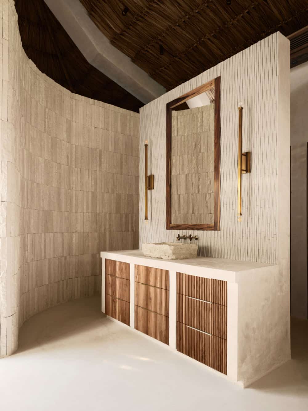 modern coastal style bathroom vanity