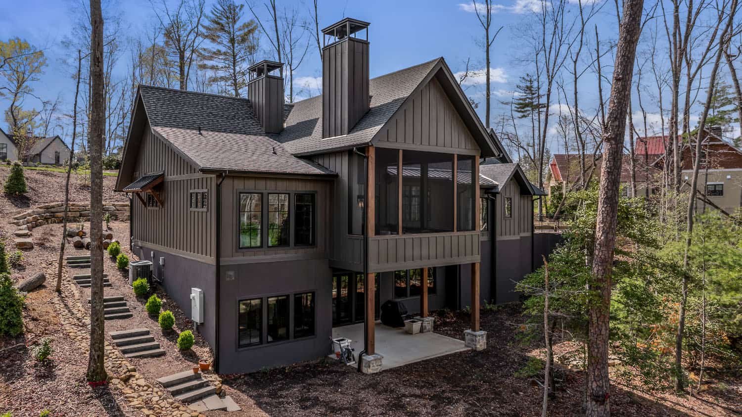 modern cottage style home exterior