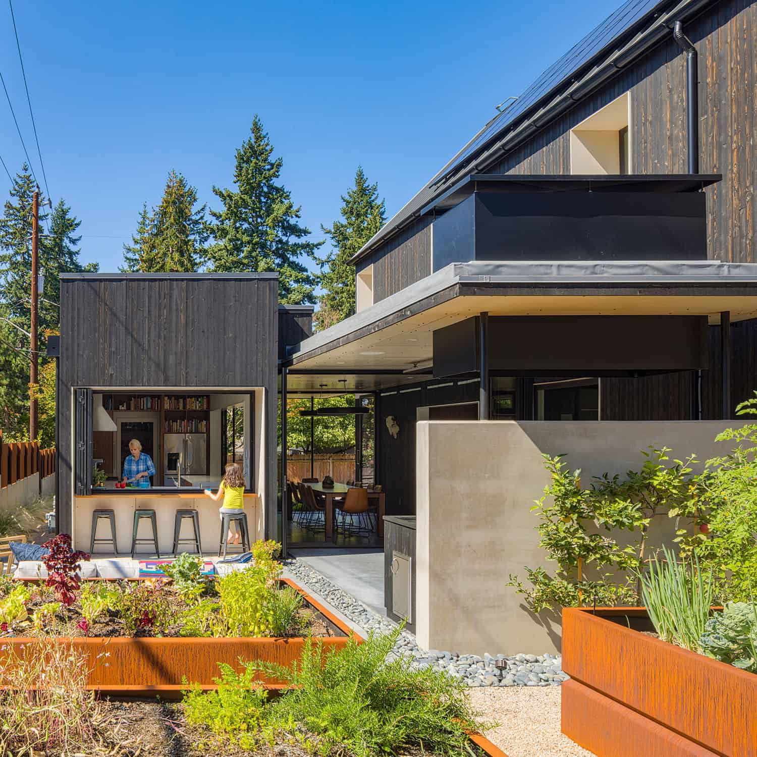 modern home exterior