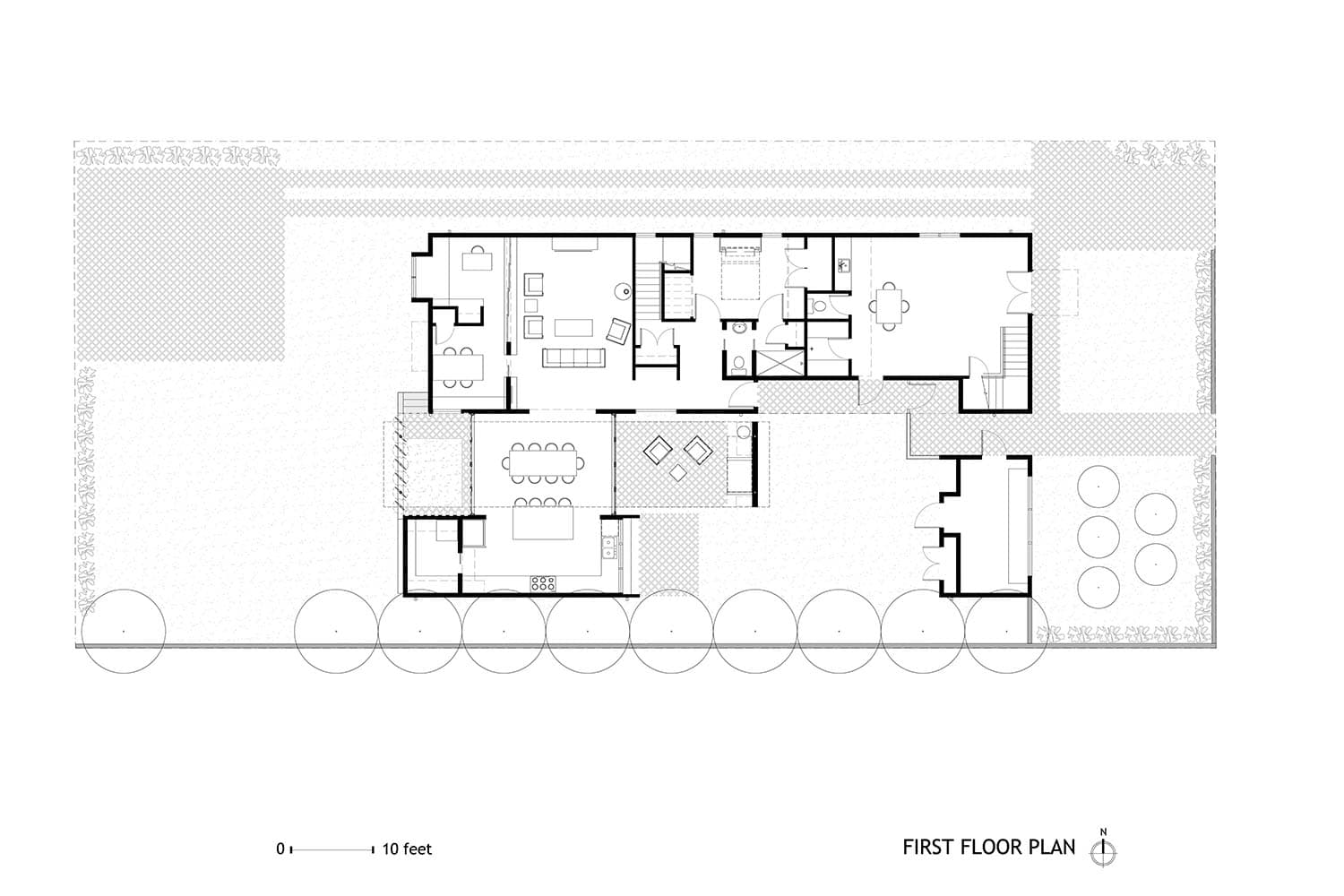 modern home first floor plan