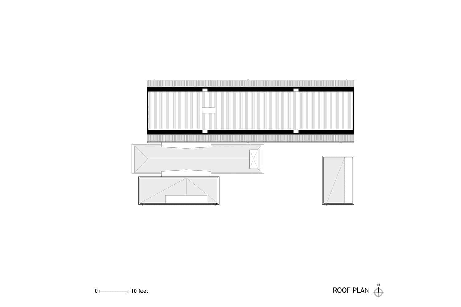 modern home roof plan