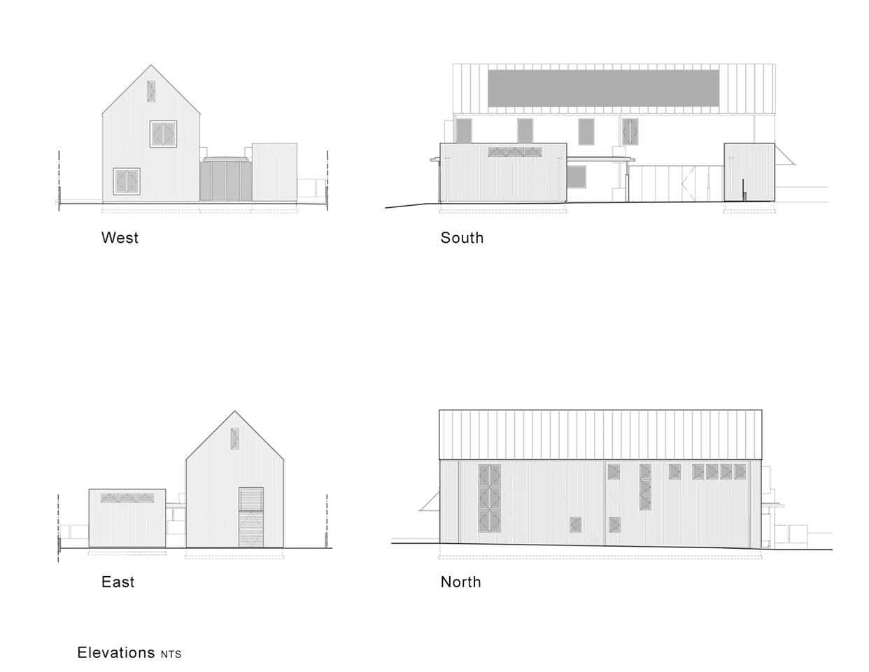 modern home elevation plans