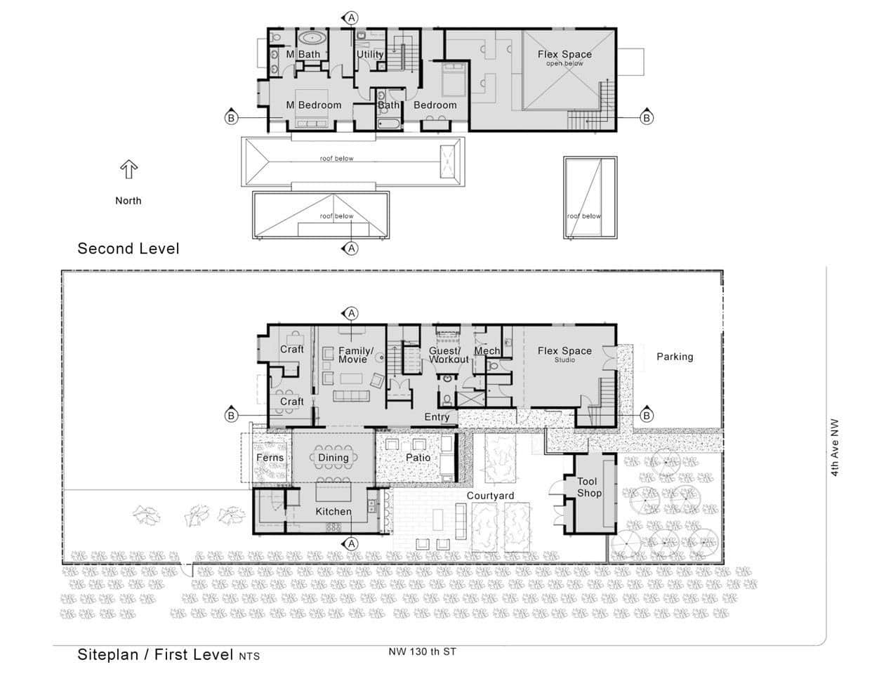 modern home floor plans