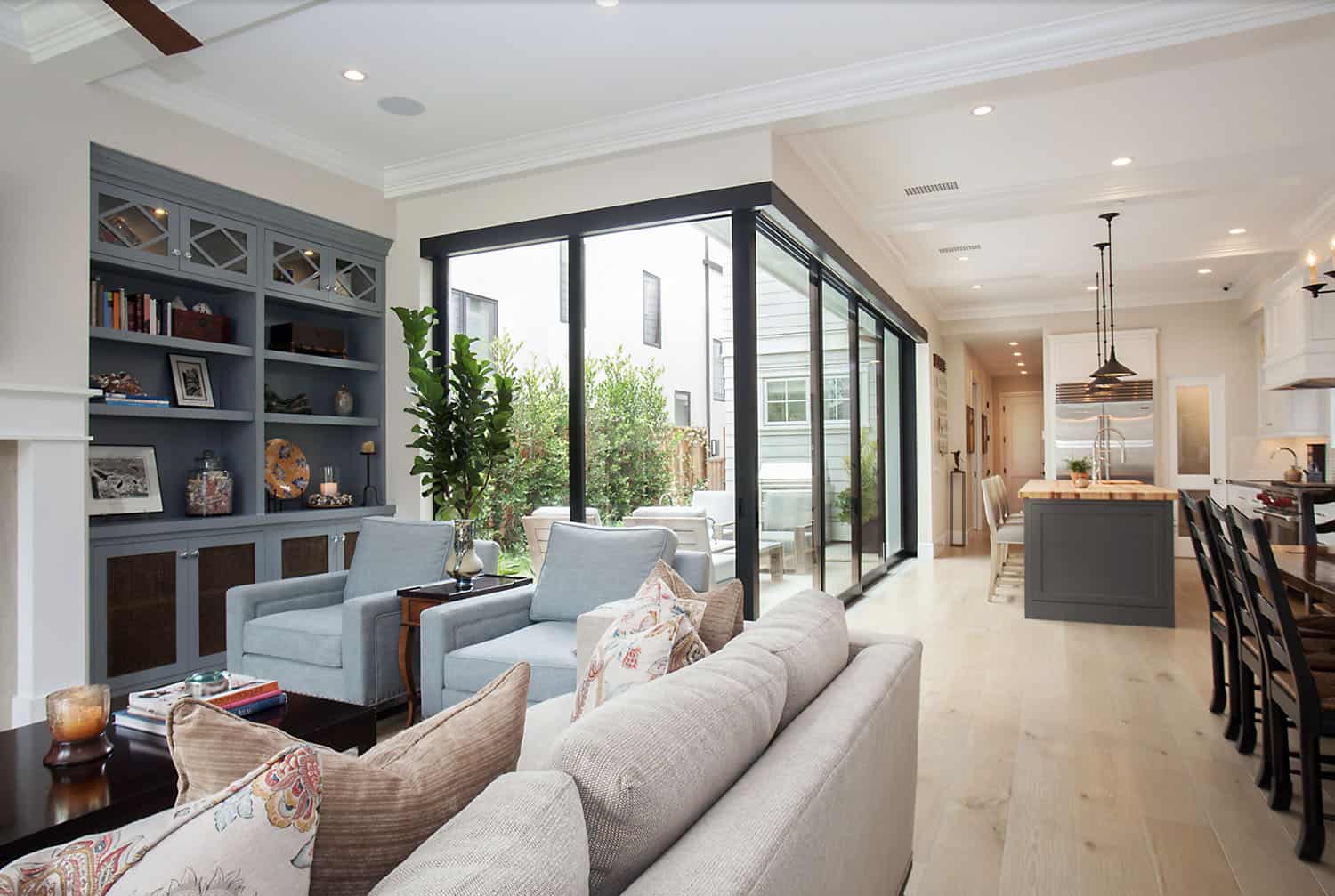 modern farmhouse style living room