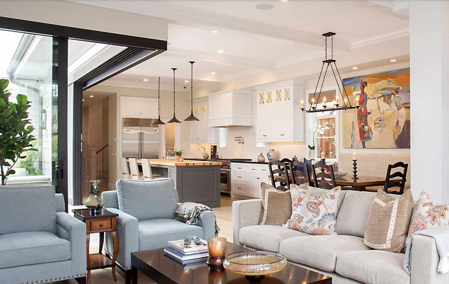 modern farmhouse style living room