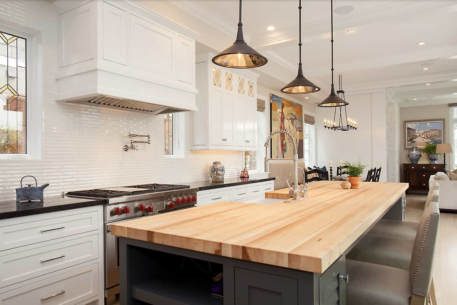 modern farmhouse style kitchen