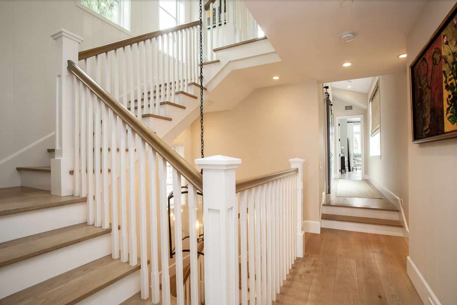 modern farmhouse style staircase