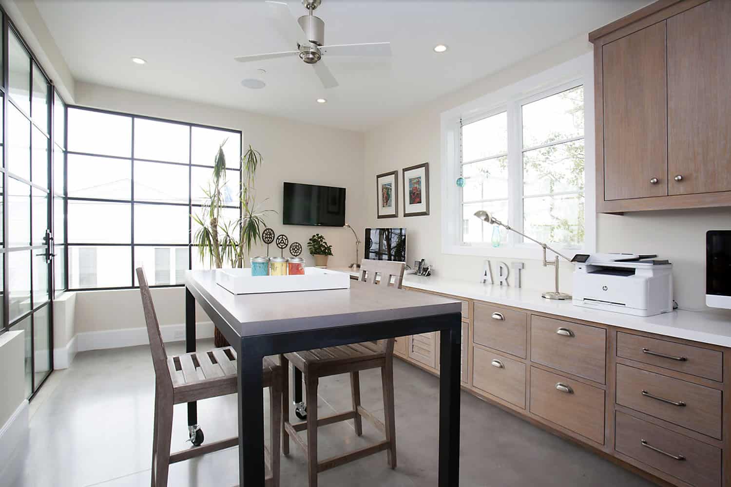transitional art studio