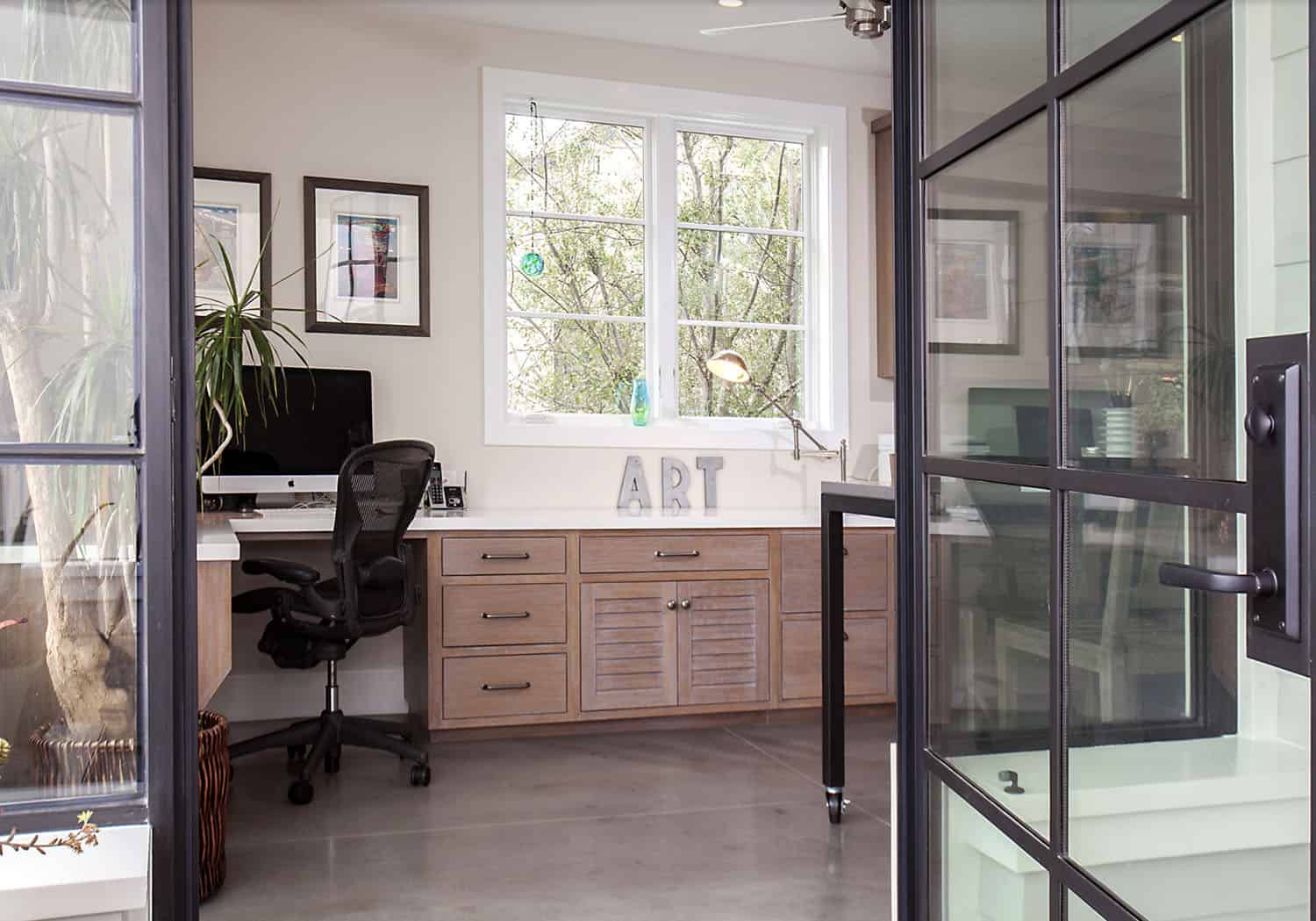 transitional art studio